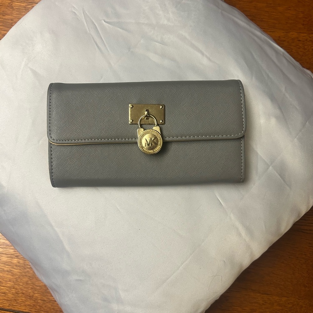 Michael Kors Wallet with Gold Accents